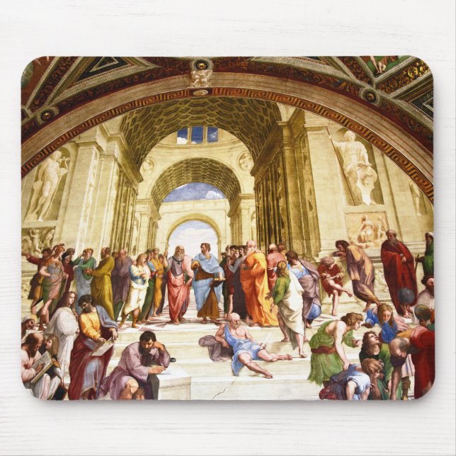 Mousepad Raphael, A Escola de Atenas (1509) (Frente)