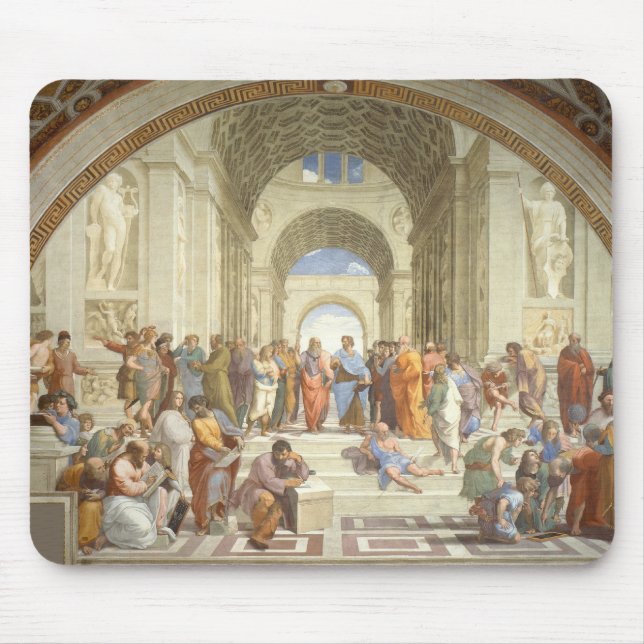 Mousepad Raphael - Escola de Atenas (Frente)