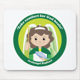 Mousepad Raphael, o Arcanjo