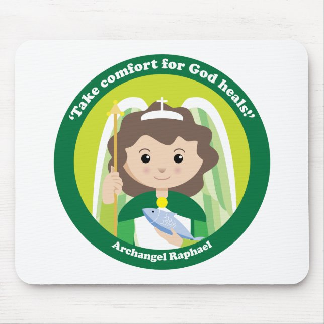 Mousepad Raphael, o Arcanjo (Frente)