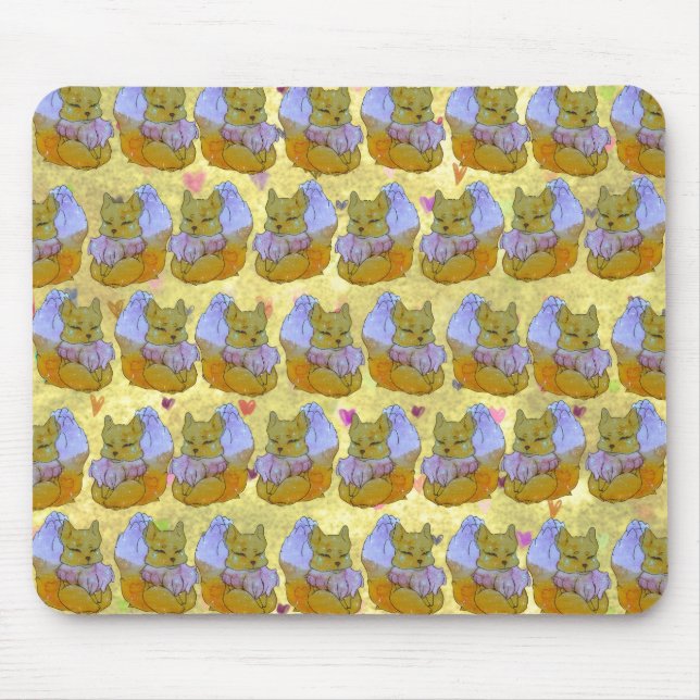 Mousepad Raposa chamada Dice (Frente)