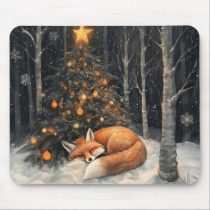 Mousepad Raposa Dormindo Natal Russo