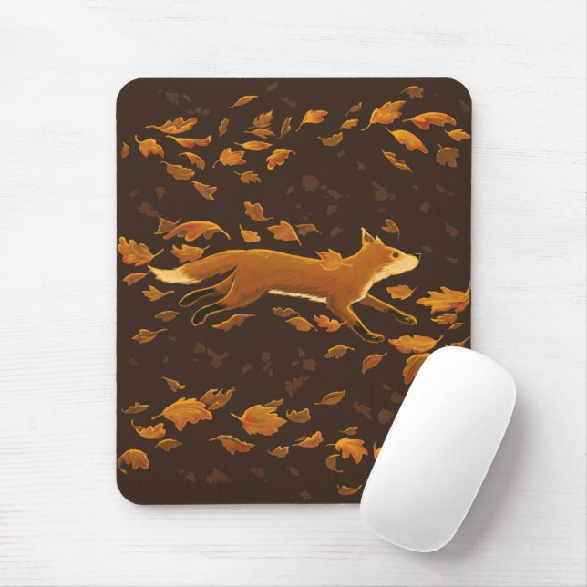 Mousepad Raposa Em Queda (Com mouse)