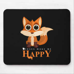 Mousepad Raposa Me Faz Feliz