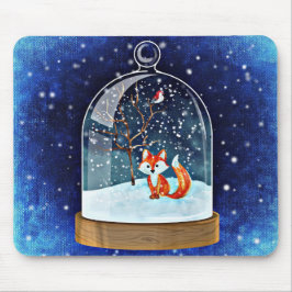Mousepad Raposa no Bocal da Neve