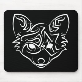 Mousepad Raposa Tribal Negra