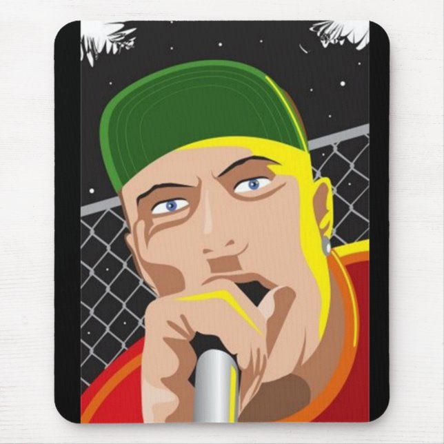 Mousepad Rapper - Porta-bocas (Frente)
