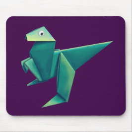 Mousepad Raptor De Origami De Olhos Googly