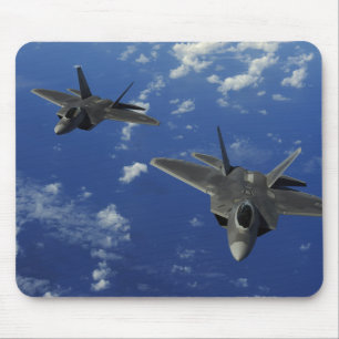 Mousepad Raptores da força aérea de E.U.F-22 em vôo pert
