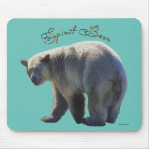 Mousepad Rare Kermode Bear Wildlife Design