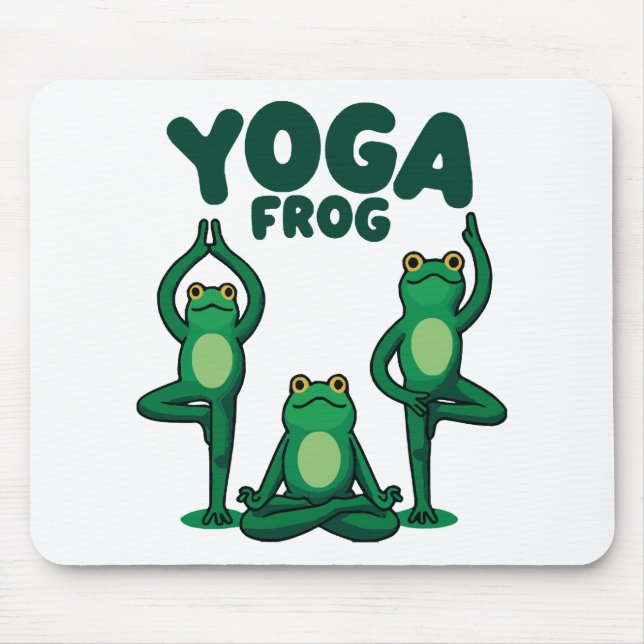 Mousepad Rãs de Ioga (Frente)
