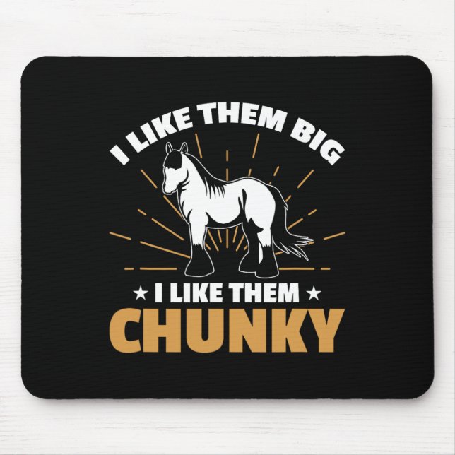 Mousepad Rascunho De Design De Memória De Cavalo Para Um Ca (Frente)