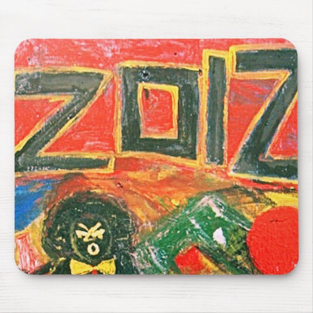 Mousepad rascunho preto de 2012 (Frente)