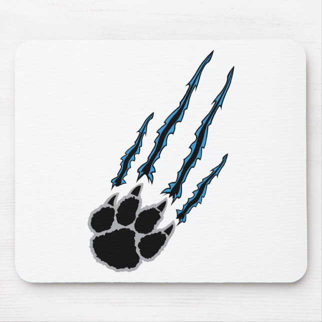 Mousepad Rasgo da pata de urso (Frente)