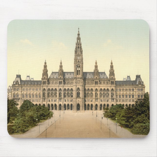 Mousepad Rathaus, Viena, Áustria (Frente)