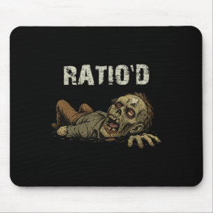 Mousepad Ratio'd Teag Meme Engraçado Zumbi Npc Ratioed Game