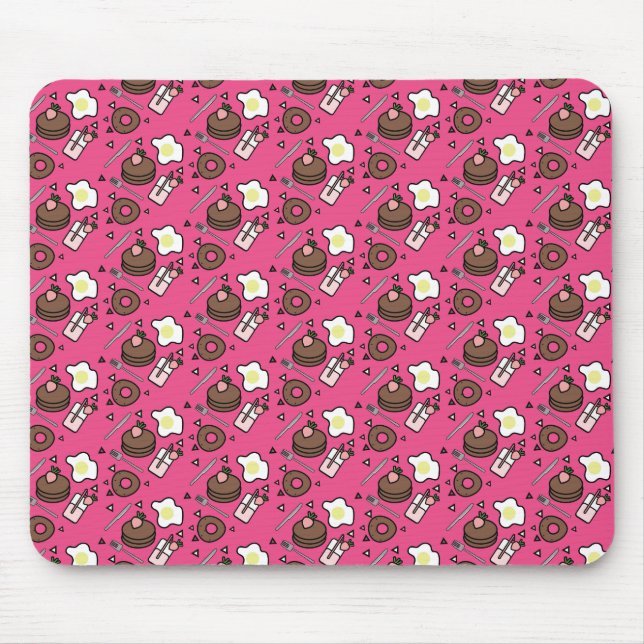 Mousepad Rato 3D Personalizado Sprinkle Frosted Breakfast (Frente)