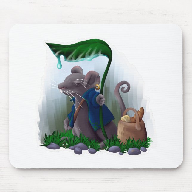 Mousepad Rato Chuva (Frente)