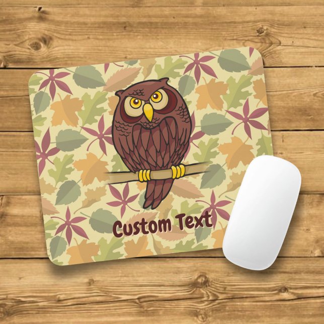 Mousepad Rato de Almofada de Cartoon Coruja (Criador carregado)
