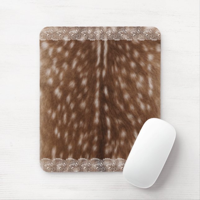 Mousepad Rato de apoio caprichoso com cervo. (Com mouse)