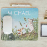 Mousepad Rato de Aquarela no Campo Cottagecore<br><div class="desc">Este design pode ser personalizado na área fornecida pela alteração da foto e/ou do texto. Ou pode ser personalizado clicando em Personalizar este Modelo e, em seguida, escolhendo o clique para personalizar mais a opção e excluir ou alterar a cor do plano de fundo, adicionar texto, alterar a cor ou...</div>