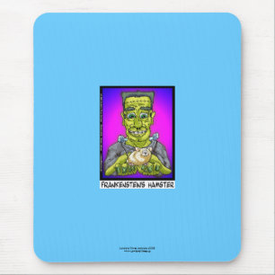 Mousepad Rato de Borracha Divertido do Hamster do Frankenst