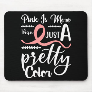 Mousepad Rato de Cancer de Sobrevivência da Fita Rosa