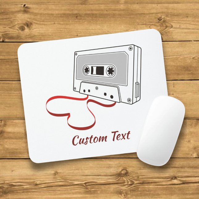Mousepad Rato de cassete de áudio (Criador carregado)
