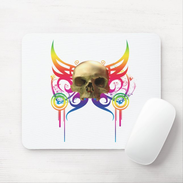 Mousepad Rato de Caveira de Vampiro (Com mouse)