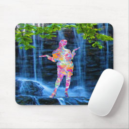 Mousepad Rato de dança com a natureza