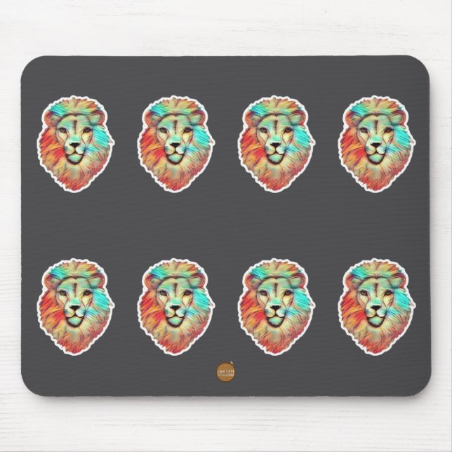 Mousepad Rato de Face de Leão (Frente)
