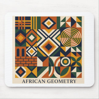Mousepad Rato de Geometria Africana