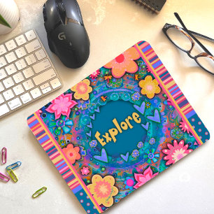 Mousepad Rato de inspirividade de distribuição de diversão