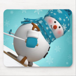 Mousepad Rato de inverno/Snowman