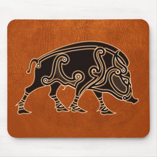 Mousepad Rato de javali celta tapete (Frente)