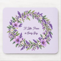 Rato de Lavanda Floral Coroa