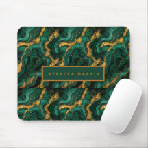 Rato de Luxo com Nome Personalizado Esmeralda Mala