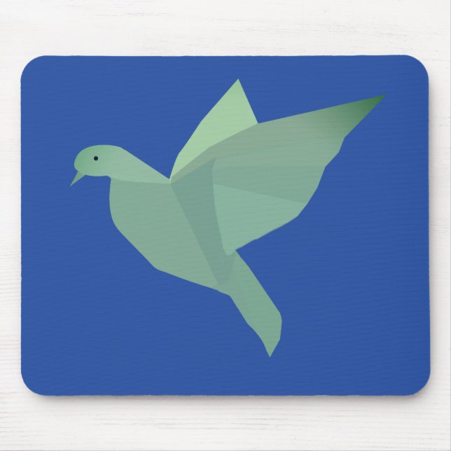 Mousepad Rato de mesa Blue Dove Bird (Frente)