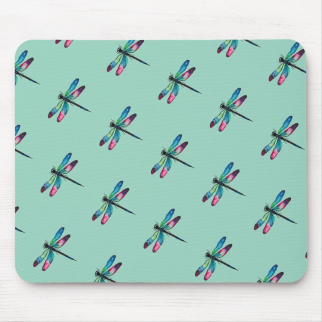 Mousepad Rato de Verão com Libélula (Frente)