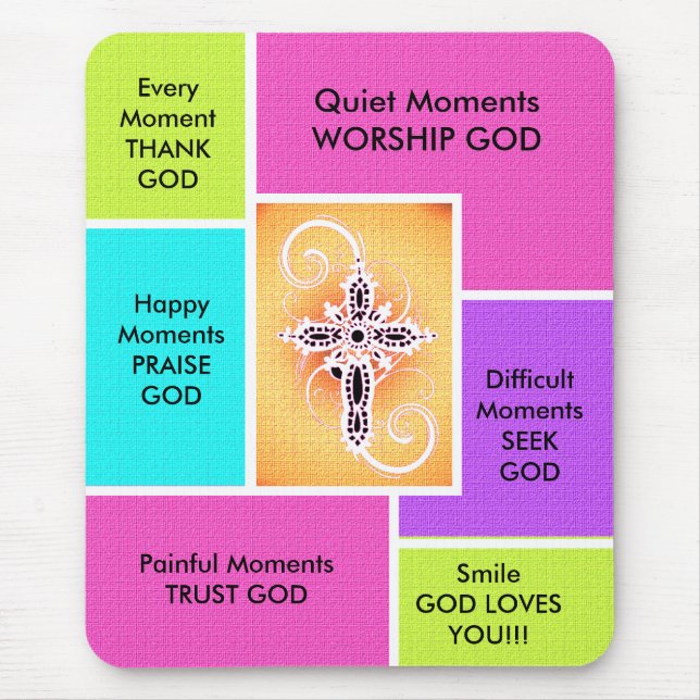 Mousepad Rato diário da inspiração (Frente)