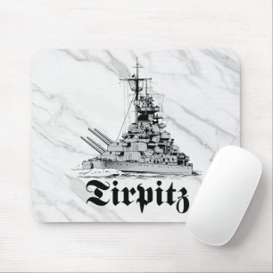 Mousepad Rato do Couraçado Tirpitz