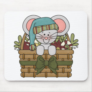Mousepad Rato do Natal na cesta