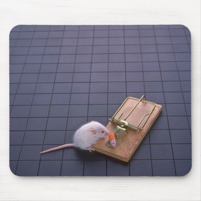 Mousepad Rato e armadilha (Frente)