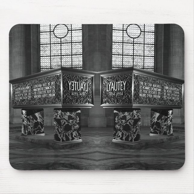 Mousepad Rato Lyautey Tomb do Marechal de Paris, em Vintage (Frente)