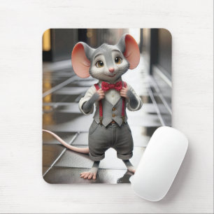 Mousepad Rato na moda com Suspensos