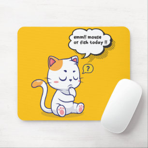 Mousepad Rato ou Peixe? - animal de estimação engraçado - G