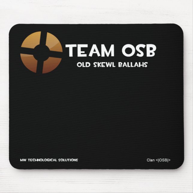 Mousepad Rato pad1 de OSB - personalizado (Frente)