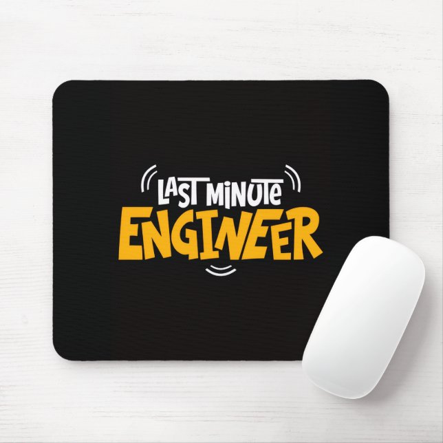Mousepad Rato para Computador “Engenheiro de Última Hora” E (Com mouse)