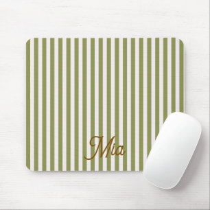 Mousepad Rato Personalizado com Listras e Nome Personalizad