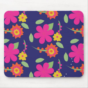 Mousepad Rato Personalizado Floral Garden Hippy